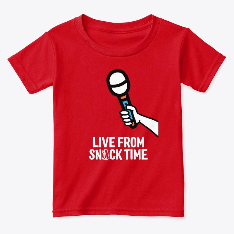 Live From Snack Time Toddler Mic T-Shirt